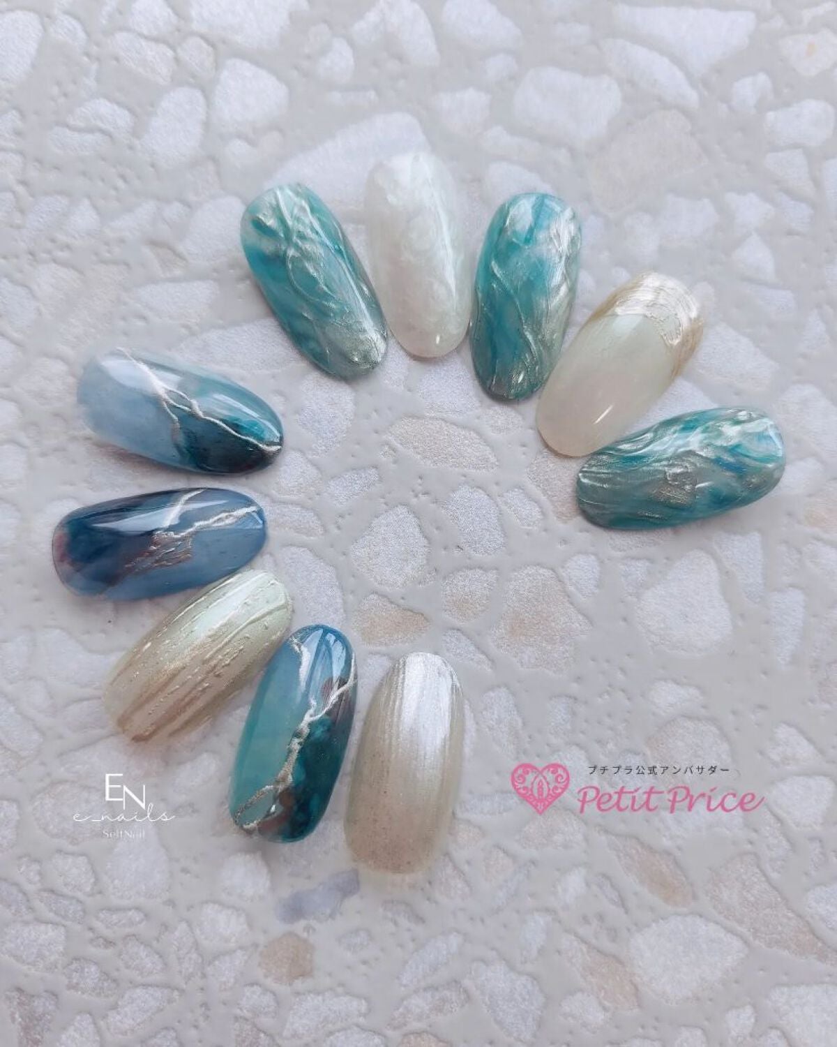 e_nails//フォロバ◎//ネイルとコスメ好きママ on LIPS 「こんにちは🤍@petit_price_yアンバサダーえっちゃん..」(1枚目)