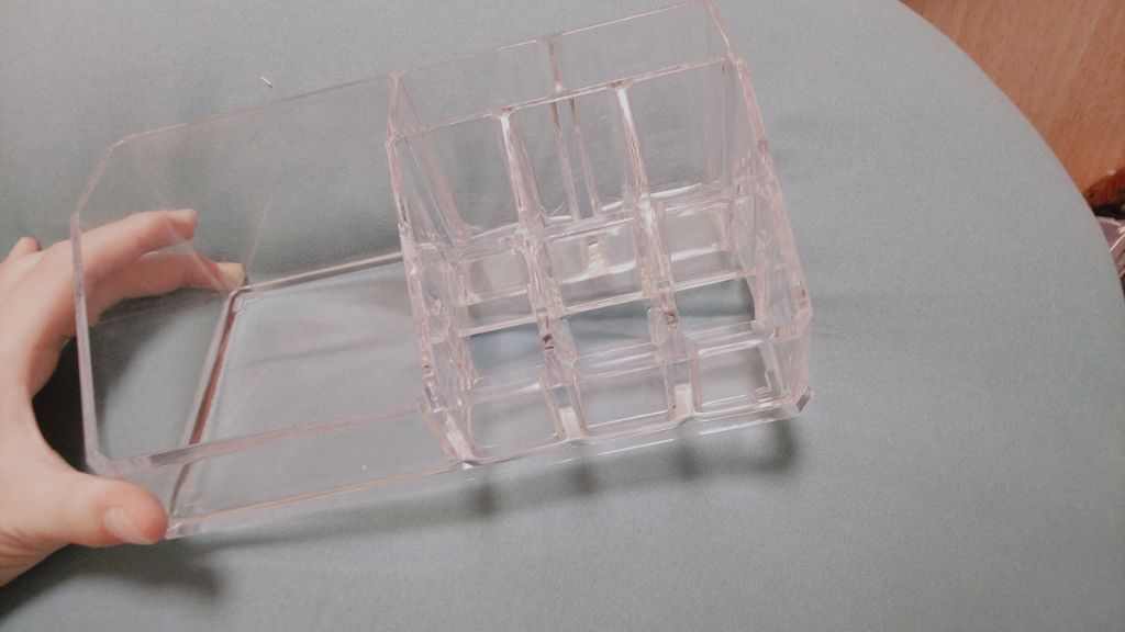 メイク小物スタンド(ハート)/DAISO/その他を使ったクチコミ（1枚目）