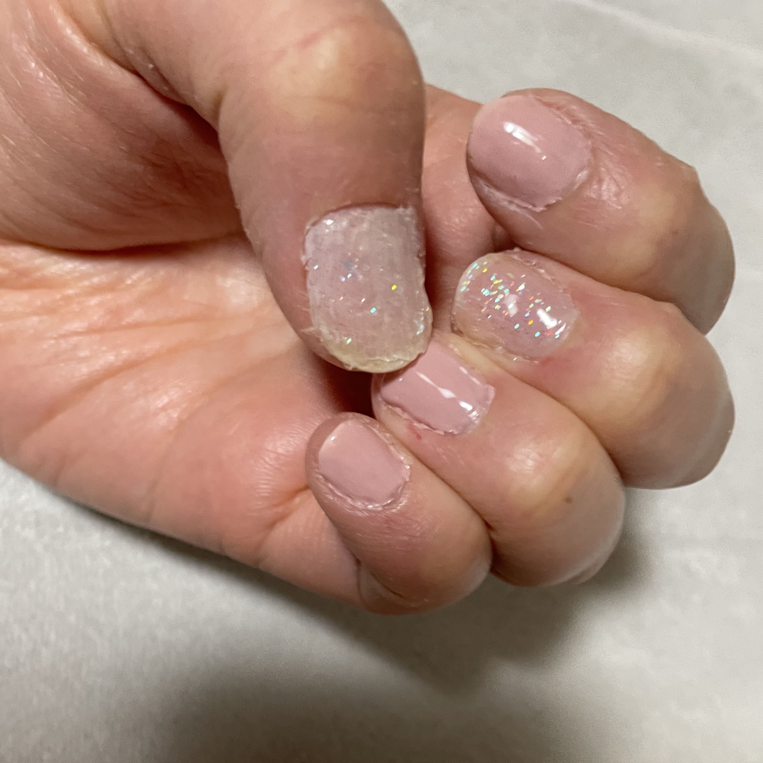 BRG ジェルネイル 9 オーロラ/DAISO/ジェルネイルを使ったクチコミ（2枚目）