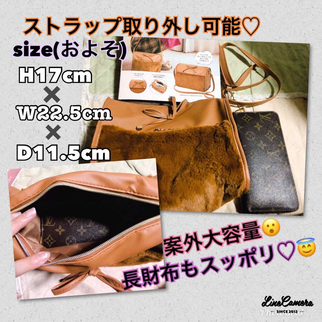 JILL by JILLSTUART FUR SHOULDER BAG BOOK/宝島社/雑誌を使ったクチコミ（2枚目）