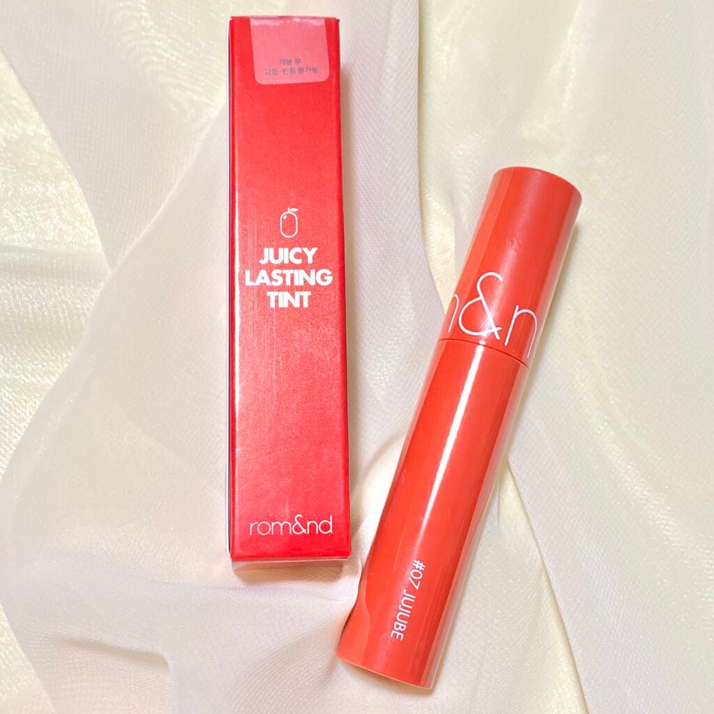 ジューシーラスティングティント/rom&nd/リップティントを使ったクチコミ(2枚目)