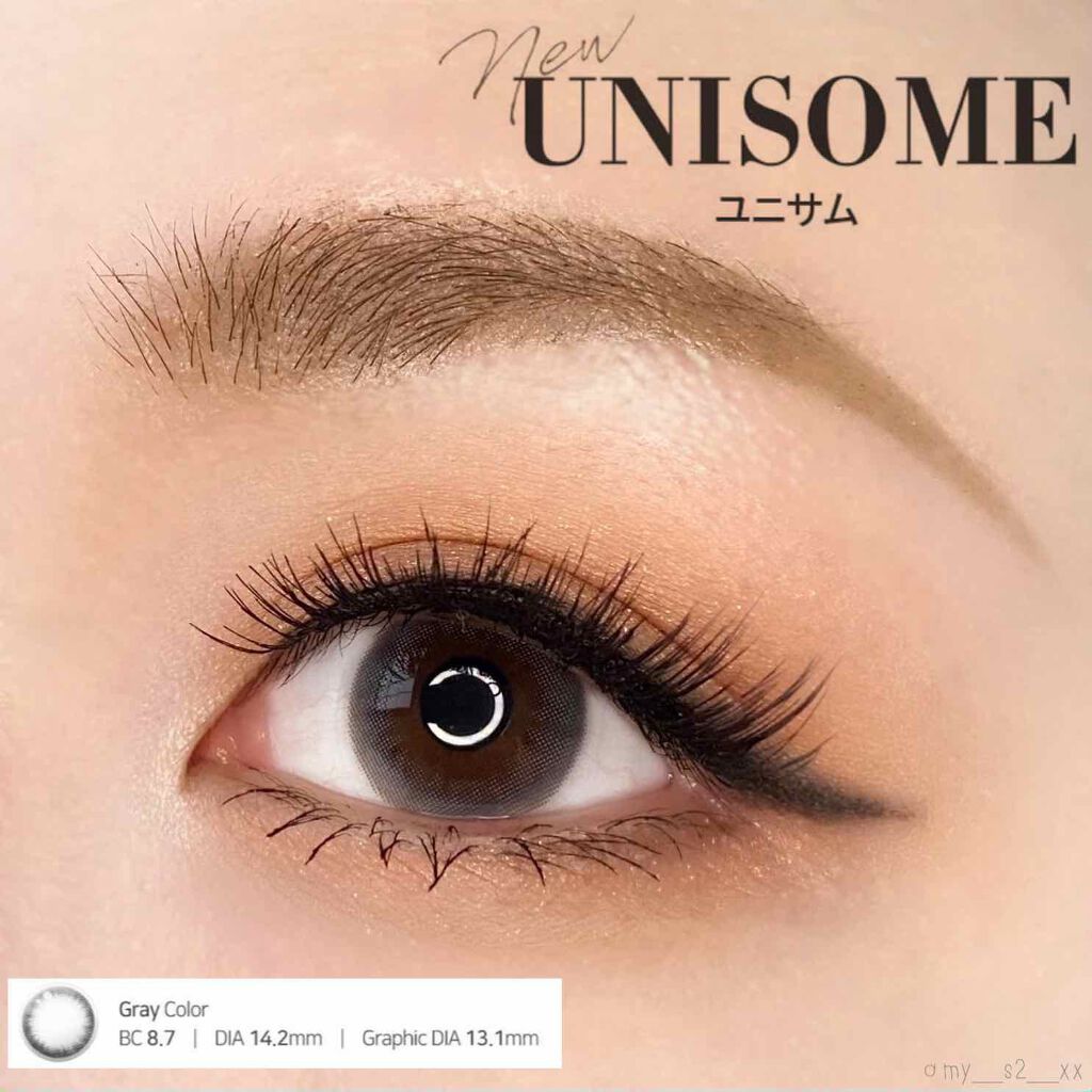 ユニサムグレー /THEPIEL/カラーコンタクトレンズを使ったクチコミ(1枚目)