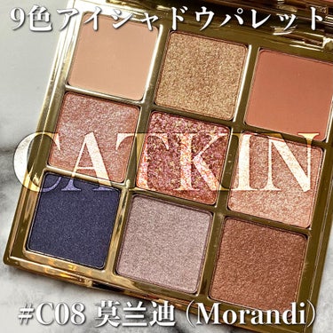 長相思シリーズ 9色アイシャドウパレット/CATKIN/アイシャドウパレットを使ったクチコミ（1枚目）