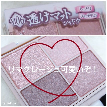 シルキースフレアイズ(マットタイプ)/キャンメイク/アイシャドウパレットを使ったクチコミ(1枚目)