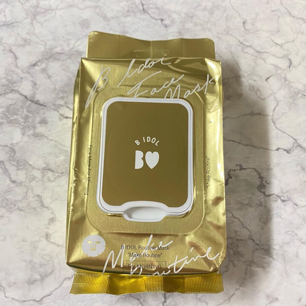 ルーティンマスク(メイクルーティン)/b idol/シートマスク・パックを使ったクチコミ（1枚目）