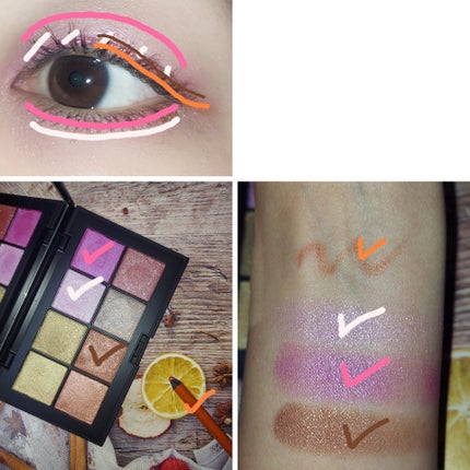 ダンシング ディメンションズ アイシャドウパレット/RMK/アイシャドウパレットを使ったクチコミ(8枚目)