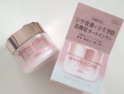 リンクルケア ホワイト モイストジェルクリーム/グレイスワン/オールインワン化粧品を使ったクチコミ(4枚目)