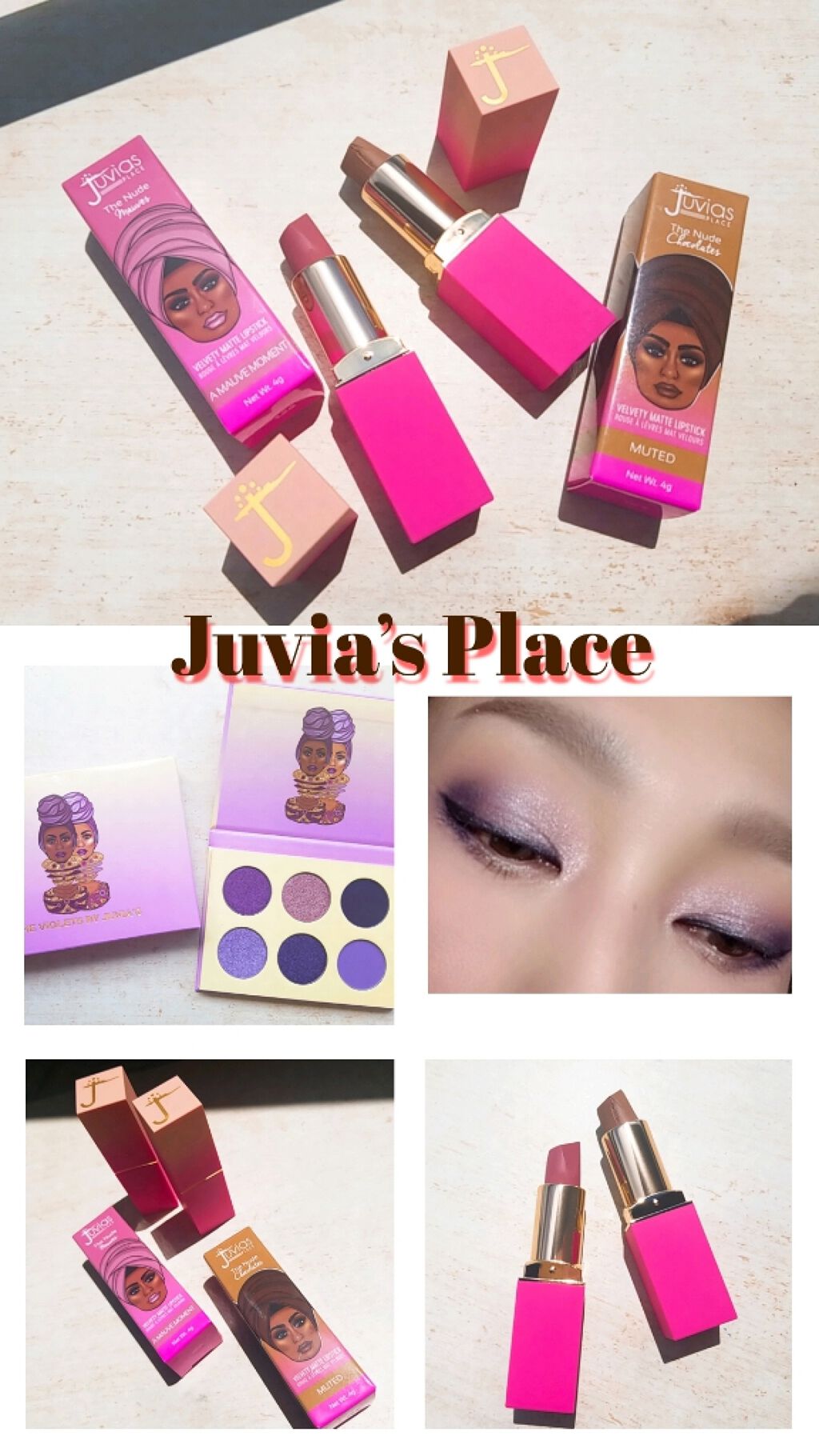 THE VIOLETS BY JUVIA’S/Juvia's Place/アイシャドウパレットを使ったクチコミ(1枚目)