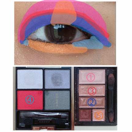 ショコラスウィート アイズ/リンメル ロンドン/アイシャドウパレットを使ったクチコミ(4枚目)