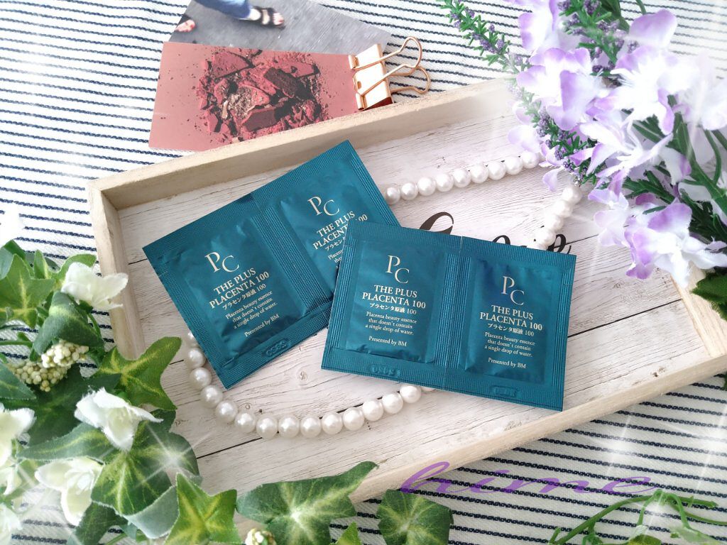 【馬プラセンタ原液100】プラセンタ原液100美容液　パウチ　1ml (馬プラセンタ)/パーフェクトC/美容液を使ったクチコミ（1枚目）