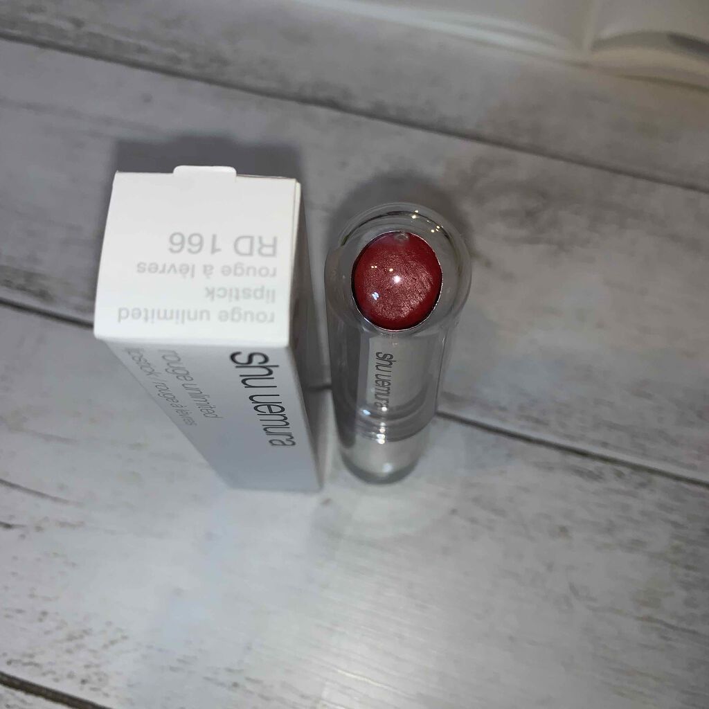 ルージュ アンリミテッド (旧)/shu uemura/口紅を使ったクチコミ（2枚目）