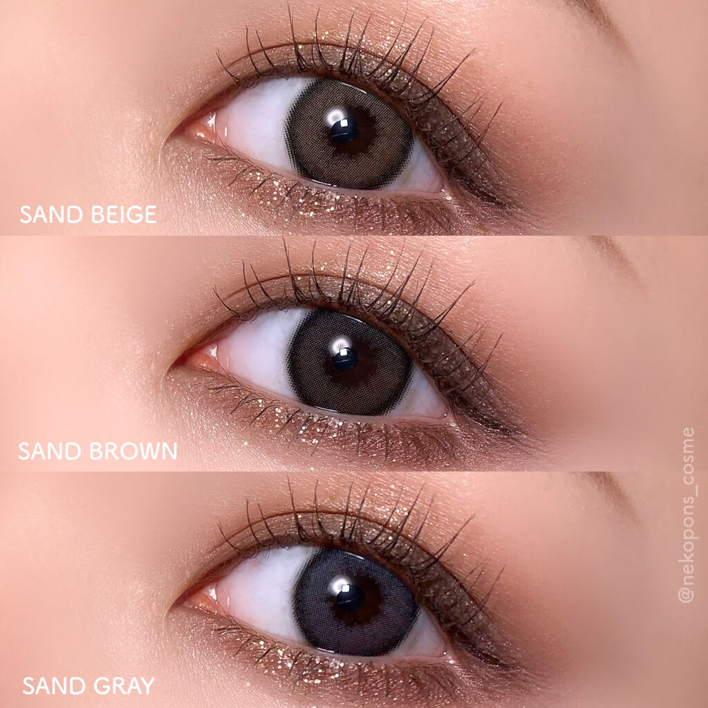 サンドシリーズ/LENSSIS/カラーコンタクトレンズを使ったクチコミ（2枚目）