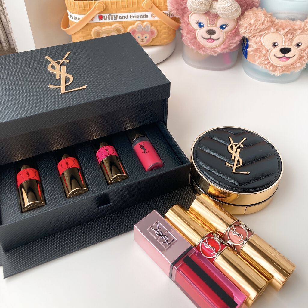 ルージュ ヴォリュプテ シャイン/YVES SAINT LAURENT BEAUTE/口紅を使ったクチコミ（1枚目）