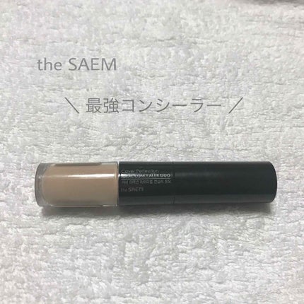 カバーパーフェクション アイディールコンシーラー デュオ/the SAEM/スティックコンシーラーを使ったクチコミ(1枚目)