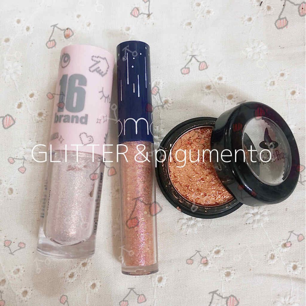 CANDYROCK SUGARPARTY/16BRAND/リキッドアイシャドウを使ったクチコミ（1枚目）