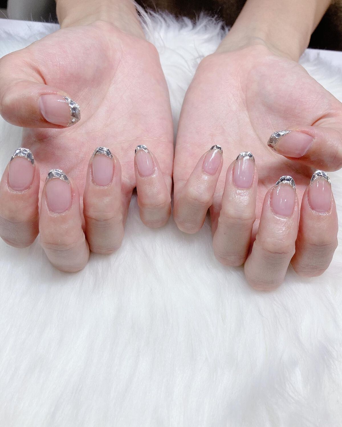 エリコネイル シルバーグリッター/エリコネイル/ネイル用品を使ったクチコミ（2枚目）