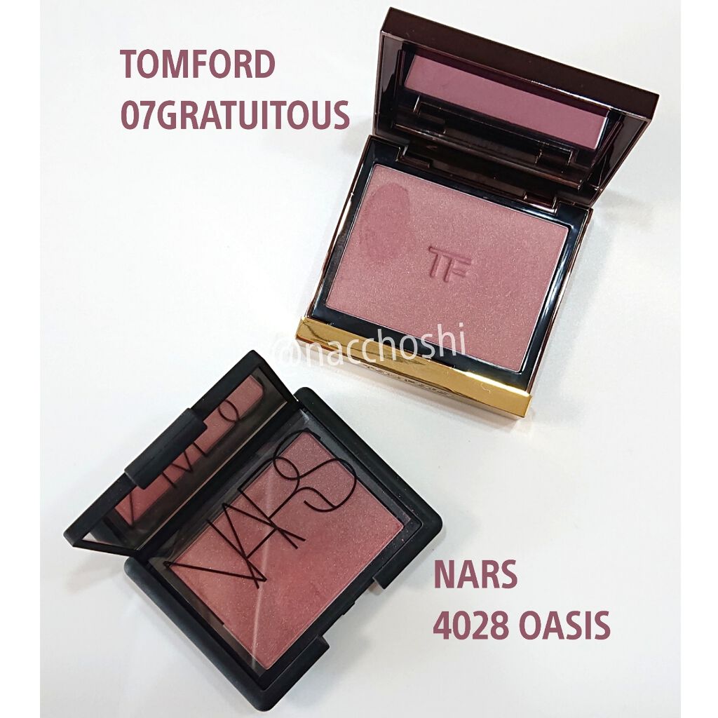 あなたはどっち派?NARS・TOM FORD BEAUTYのパウダーチークを あなたはどっち派?NARS・TOM FORD BEAUTYのパウダーチークを