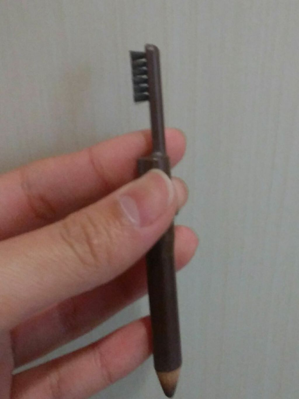 まゆずみ ブラシ付/ちふれ/アイブロウペンシルを使ったクチコミ(2枚目)