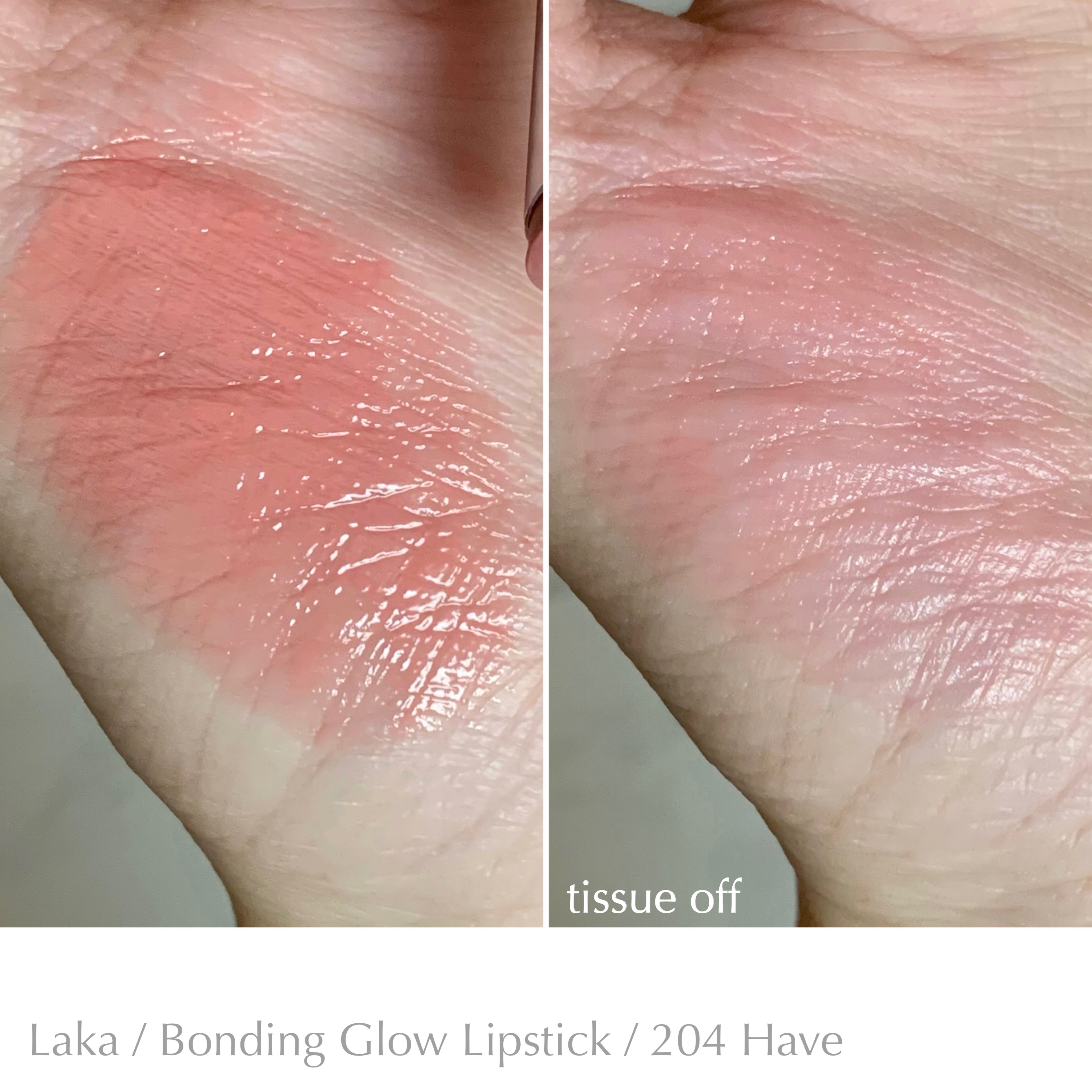 ボンディンググロウリップスティック/Laka/口紅を使ったクチコミ（3枚目）