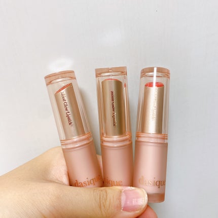 ムードグロウリップスティック 07 ピンクベリー/dasique/口紅を使ったクチコミ(1枚目)