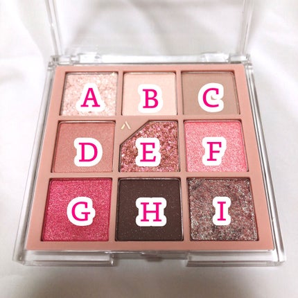 グリッターペディアアイパレット/unleashia/アイシャドウパレットを使ったクチコミ(3枚目)