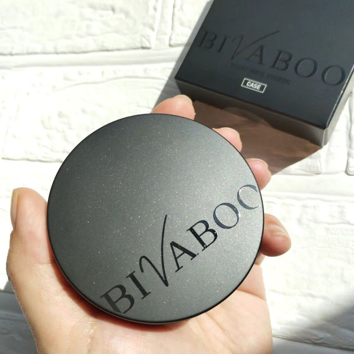 ベルベットジュエルクッション/BIVABOO/クッションファンデーションを使ったクチコミ（1枚目）