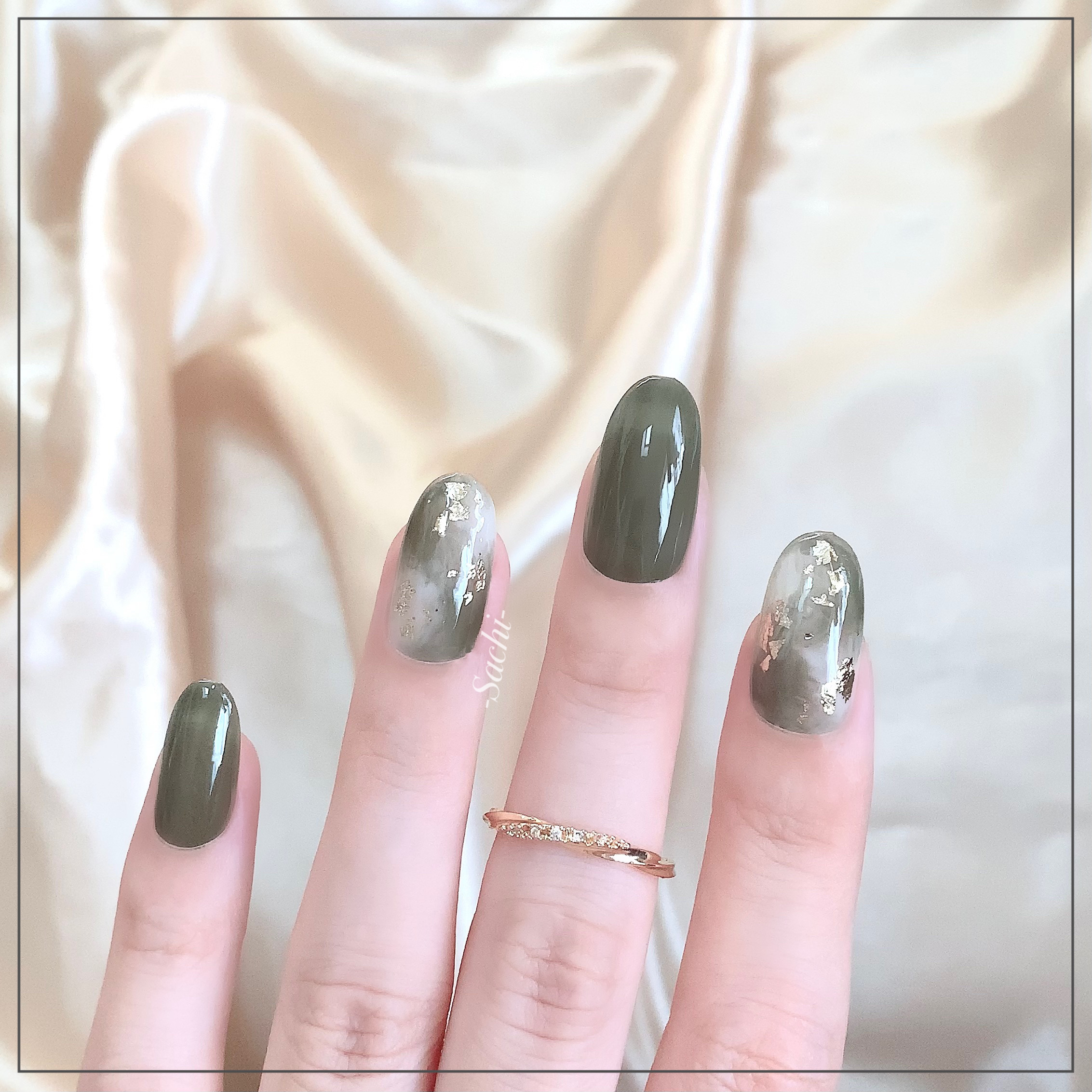 ミニネイル GN05 サイレント アース/パラドゥ/マニキュアを使ったクチコミ（3枚目）