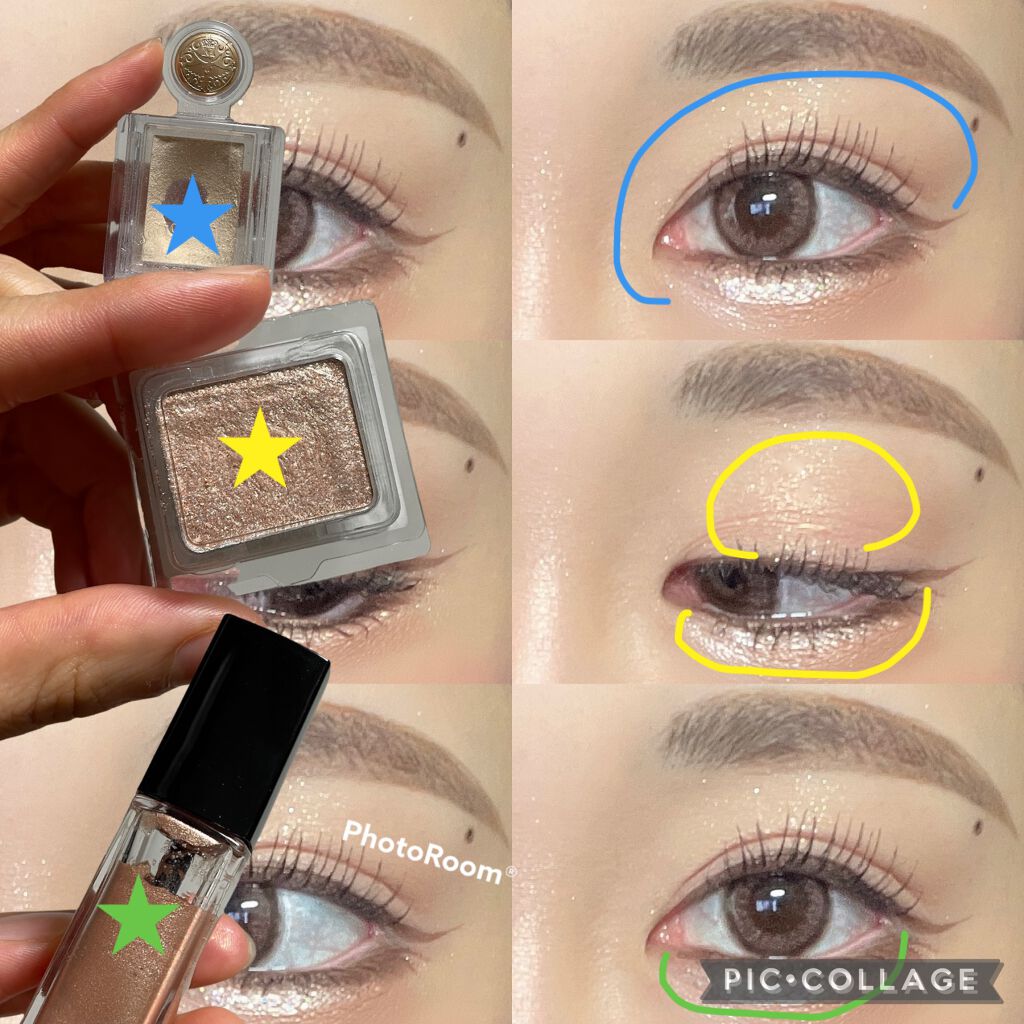 プレスド アイシャドー（レフィル） W サンドグロー/shu uemura/単色アイシャドウを使ったクチコミ（3枚目）