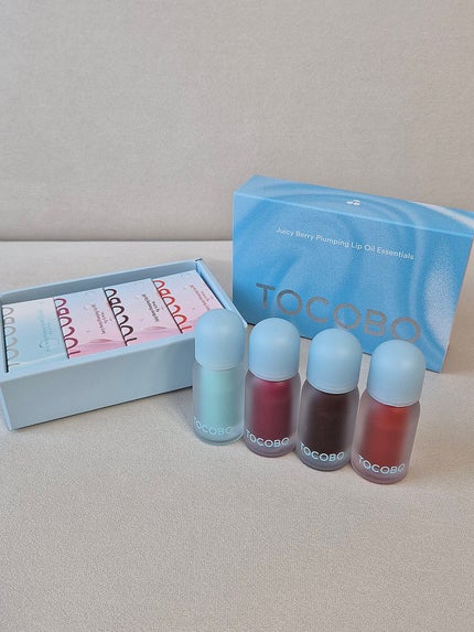 ジューシーベリープランピングリップオイル/TOCOBO/リップグロスを使ったクチコミ(1枚目)
