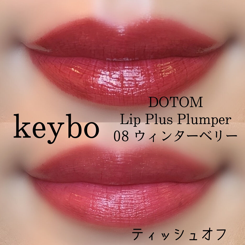 ドトムリッププラスプランパー/keybo/リッププランパーを使ったクチコミ（3枚目）