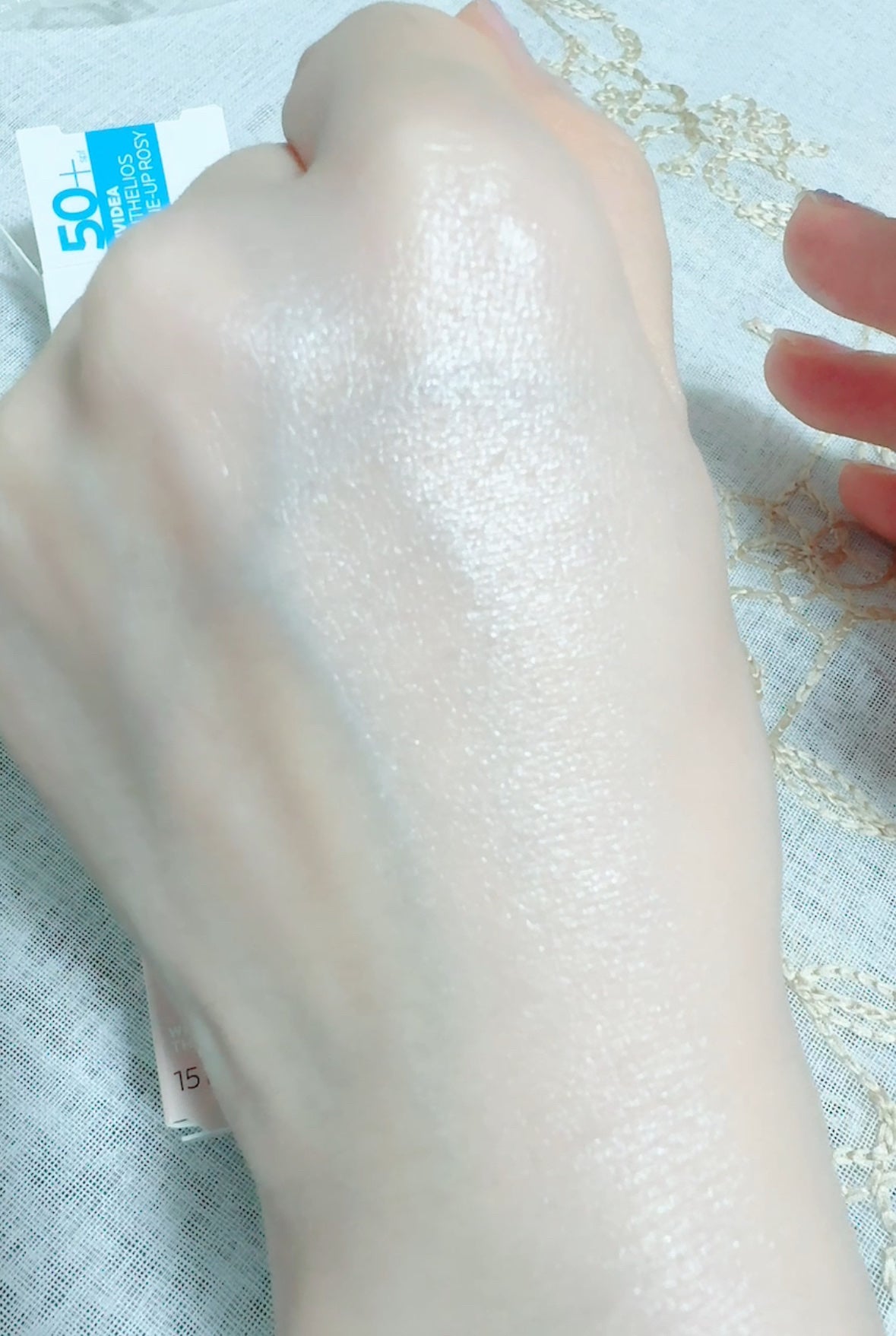 UVイデア XL プロテクショントーンアップ ローズ/ラ ロッシュ ポゼ/日焼け止めクリームを使ったクチコミ(6枚目)