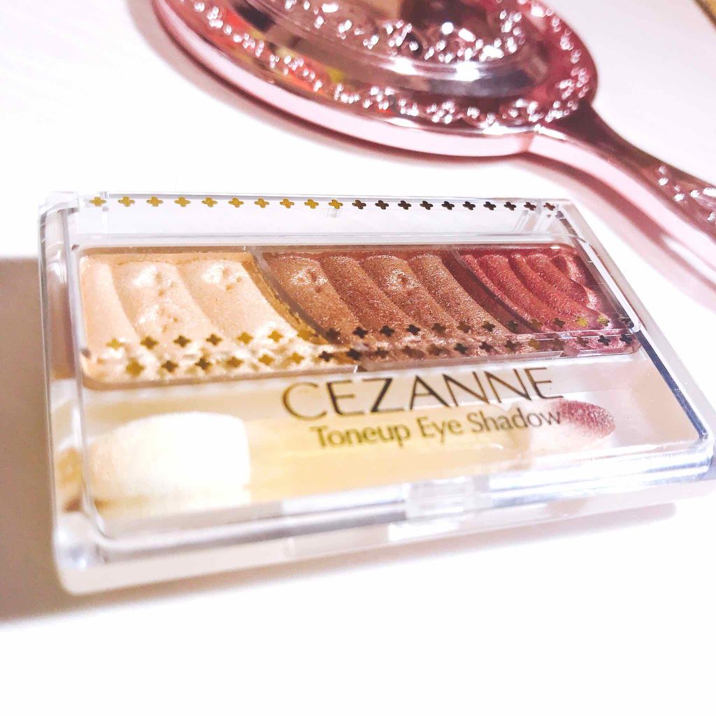 トーンアップアイシャドウ/CEZANNE/アイシャドウパレットを使ったクチコミ(1枚目)