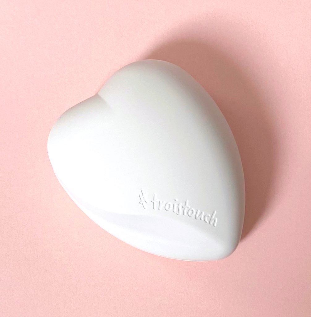 トワタッチ ハートクッション マットカバー/troistouch/クッションファンデーションを使ったクチコミ（1枚目）