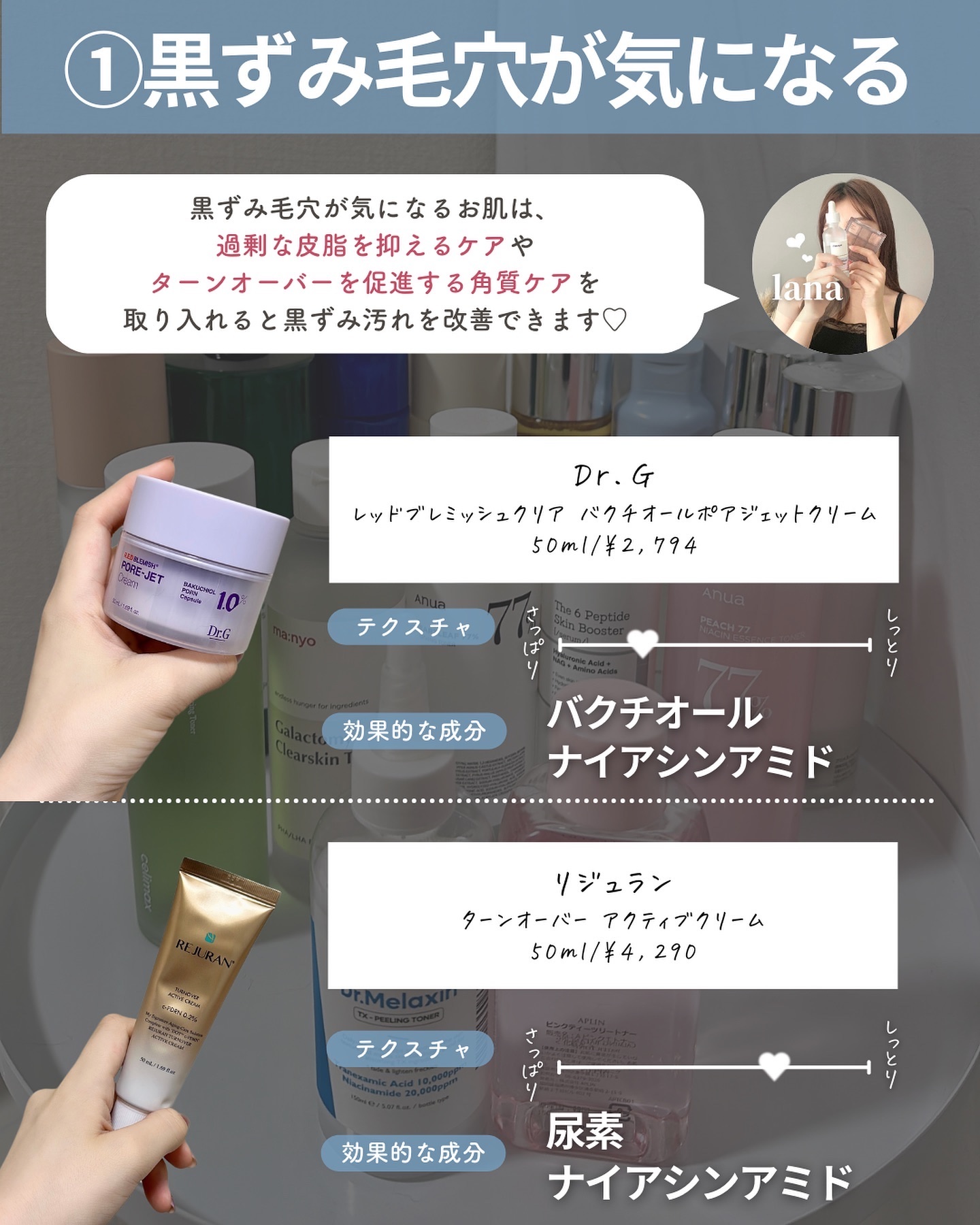 レチノール 3ペプチドナイトリペアクリーム/Anua/フェイスクリームを使ったクチコミ（3枚目）