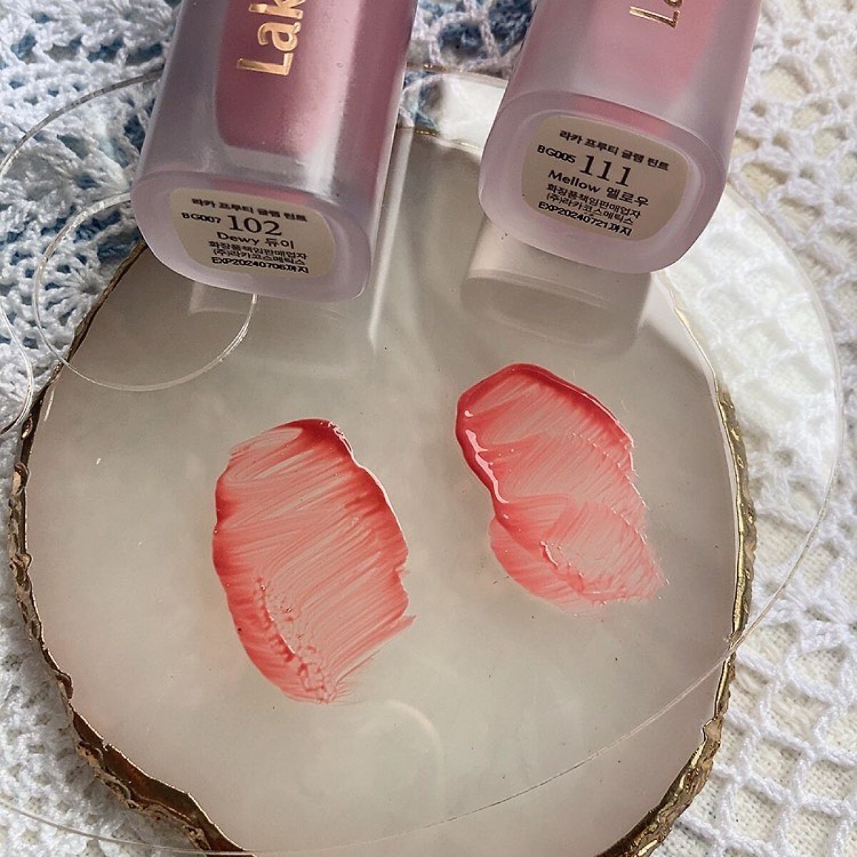 フルーティーグラムティント/Laka/リップティントを使ったクチコミ（3枚目）