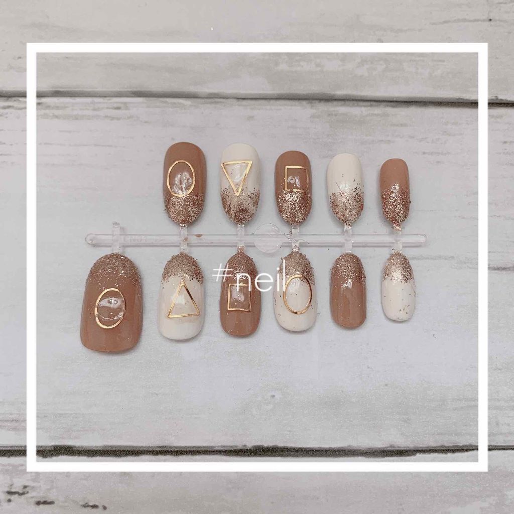 ジェルネイル（ライト対応）/セリア/ジェルネイルを使ったクチコミ（1枚目）