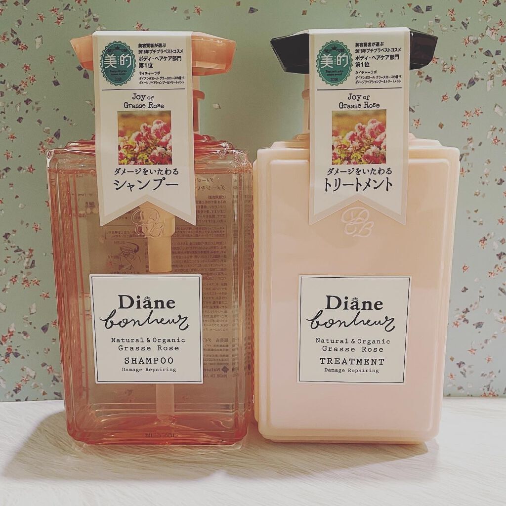 グラースローズの香り/シャンプー&トリートメント/ダイアン/市販シャンプーを使ったクチコミ(1枚目)