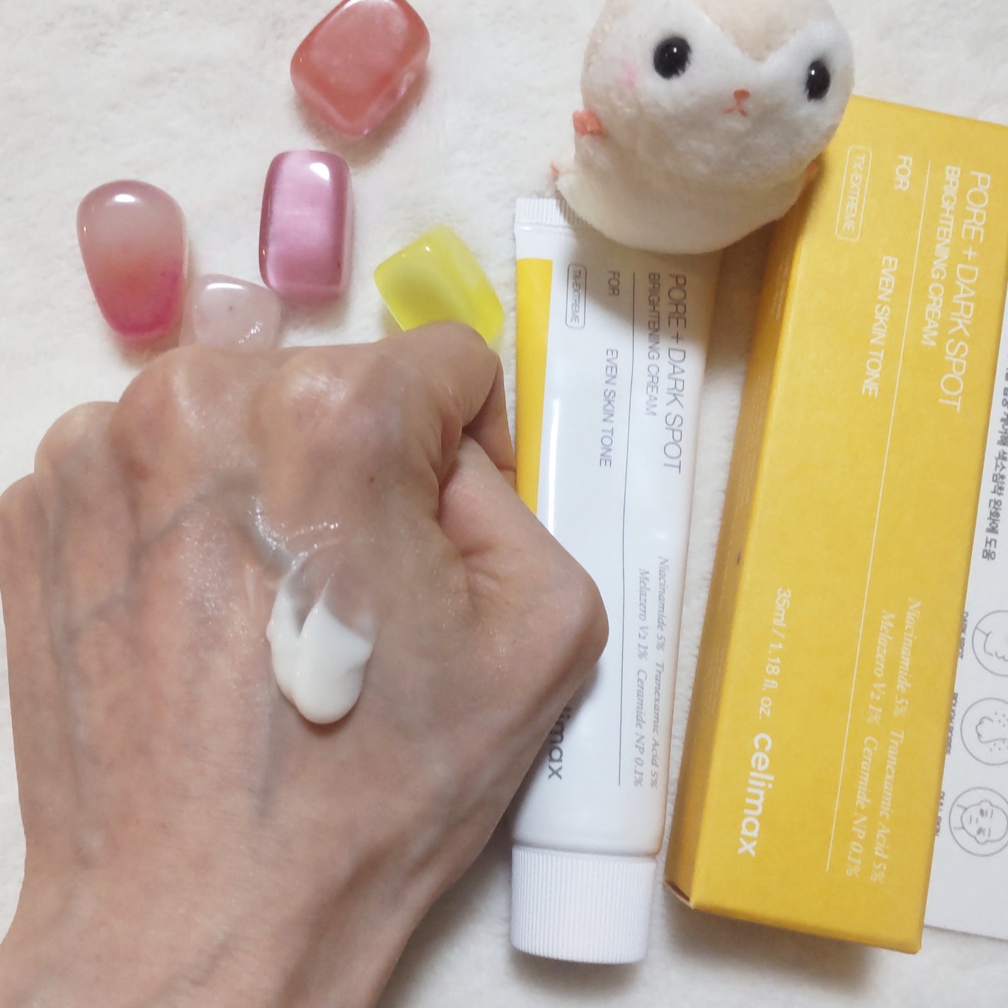 ポアブライトニングシミケアクリーム/celimax/フェイスクリームを使ったクチコミ(2枚目)