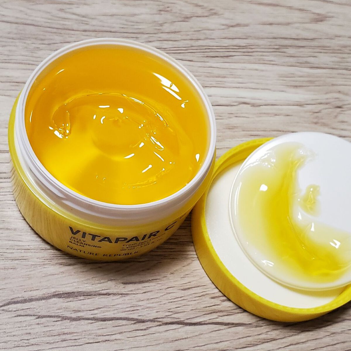 ビタペアCゼリークレンジングバーム/ネイチャーリパブリック/クレンジングバームを使ったクチコミ（3枚目）