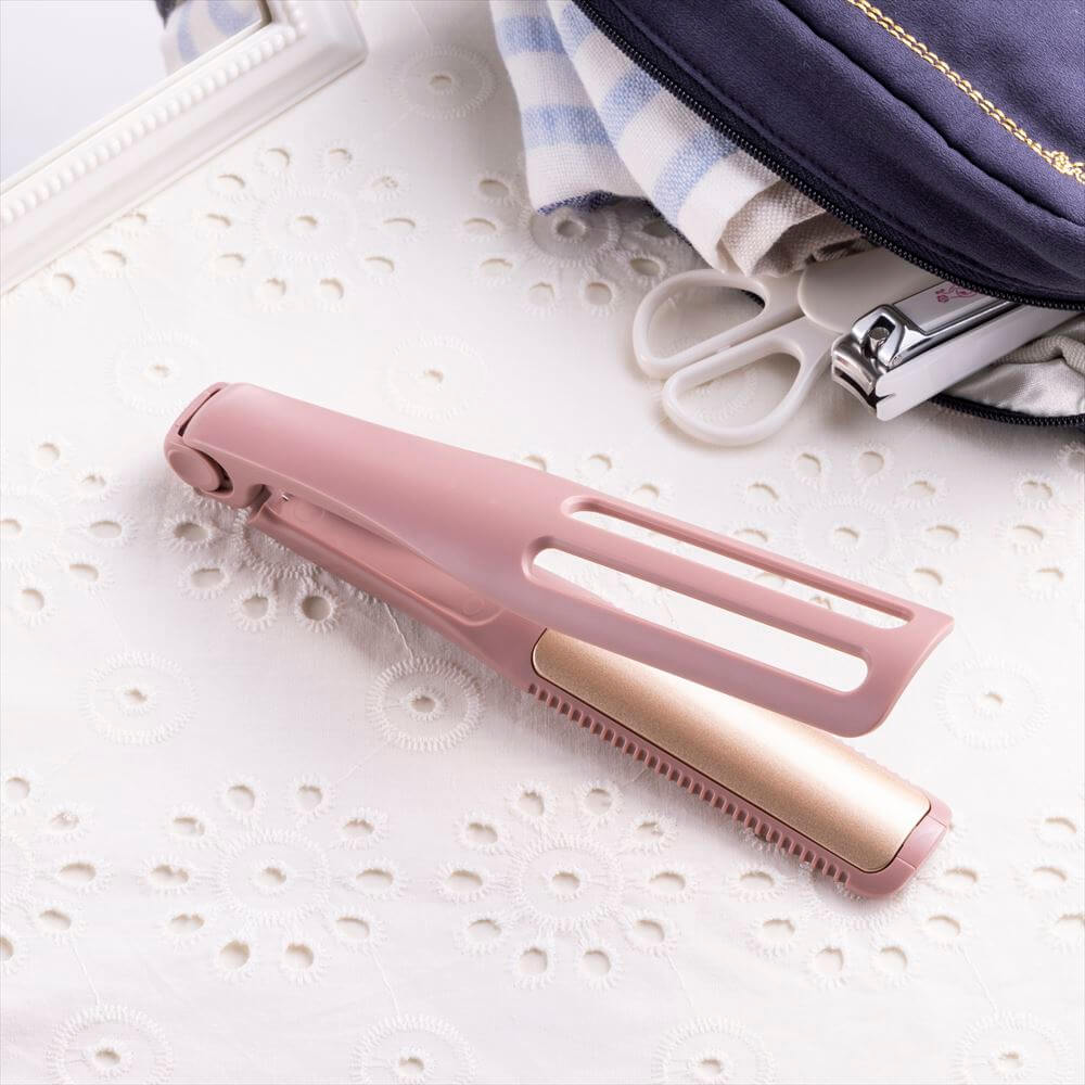 貝印 前髪用ハンディブローカーラーのクチコミ「＼暑い夏に便利なヘアアイテム🌈／

夏は湿気や汗で前髪が決まらない！とお悩みの方、多いのではな.....」（1枚目）