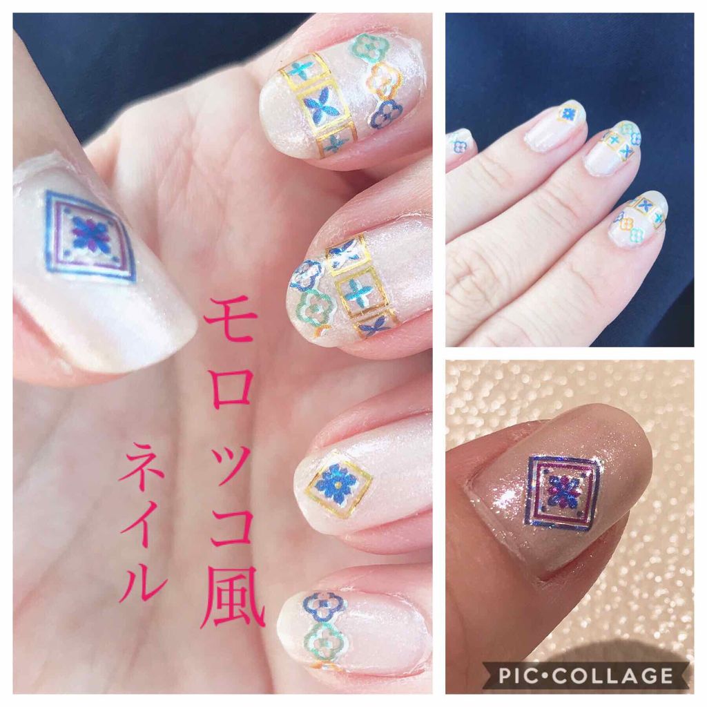 ネイルシール/キャンドゥ/ネイルシールを使ったクチコミ（1枚目）