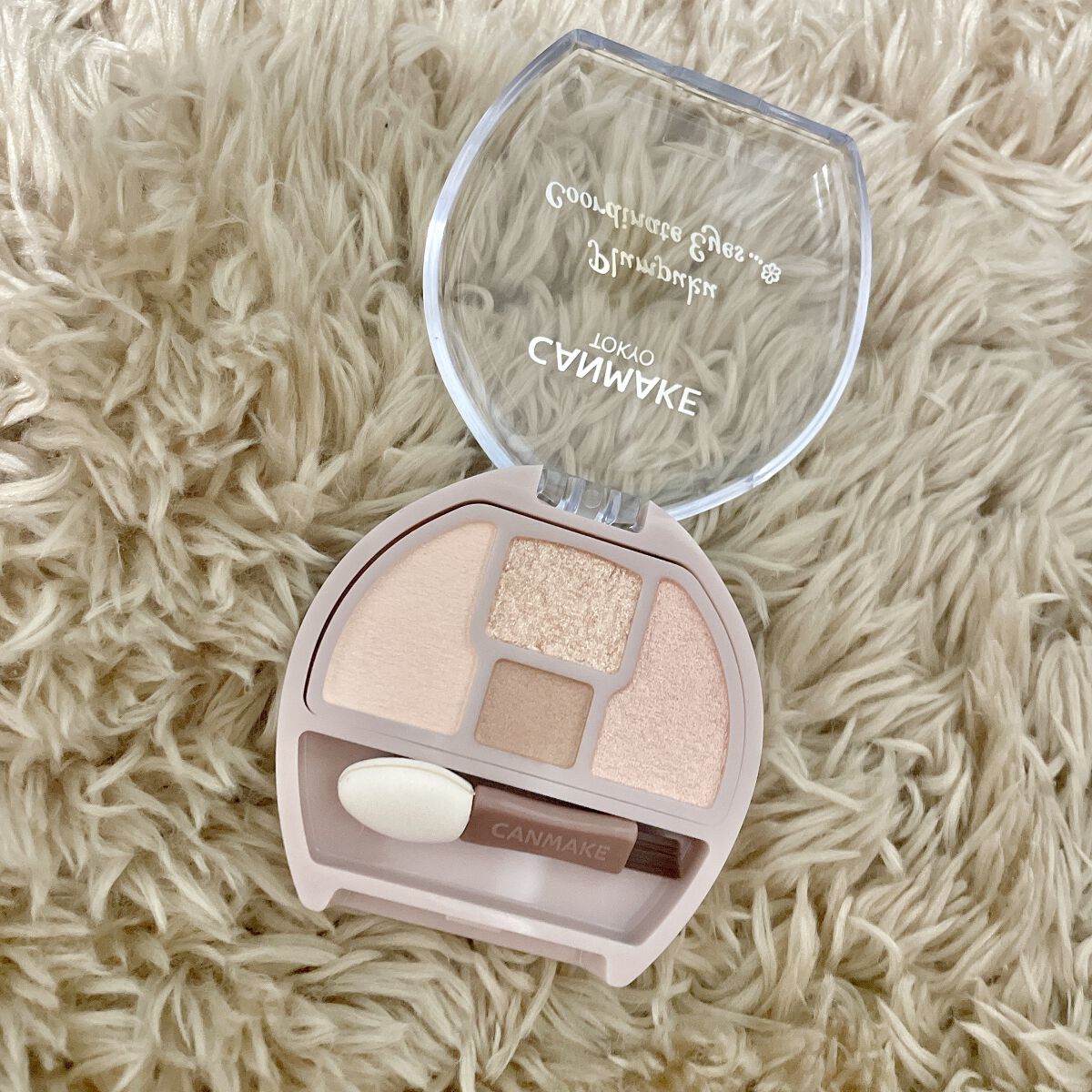 プランぷくコーデアイズ/キャンメイク/パウダーアイシャドウを使ったクチコミ（2枚目）