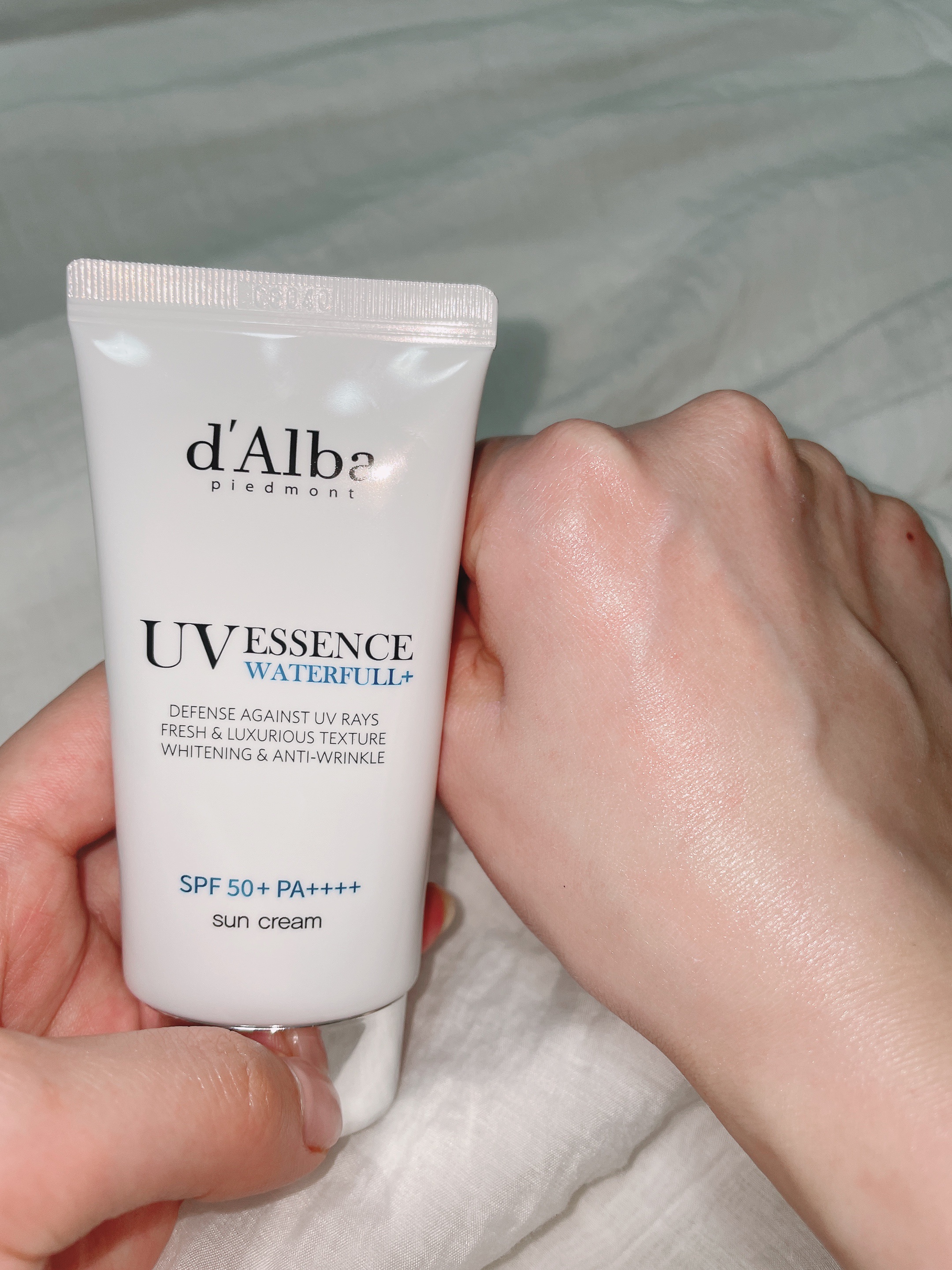 ダルバ ウォータフル エッセンス サンクリーム/ダルバ/日焼け止めクリームを使ったクチコミ（3枚目）