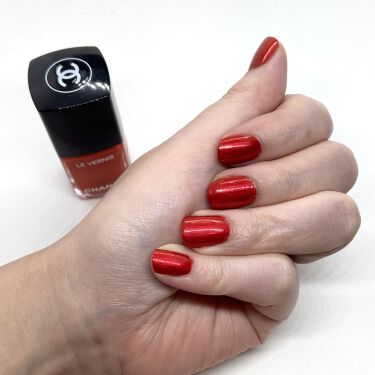 限定マニキュア ヴェルニ ロング トゥニュ Chanelの口コミ 大人の赤ネイル Chanel ヴェルニロ By とわ 多忙 乾燥肌 30代後半 Lips