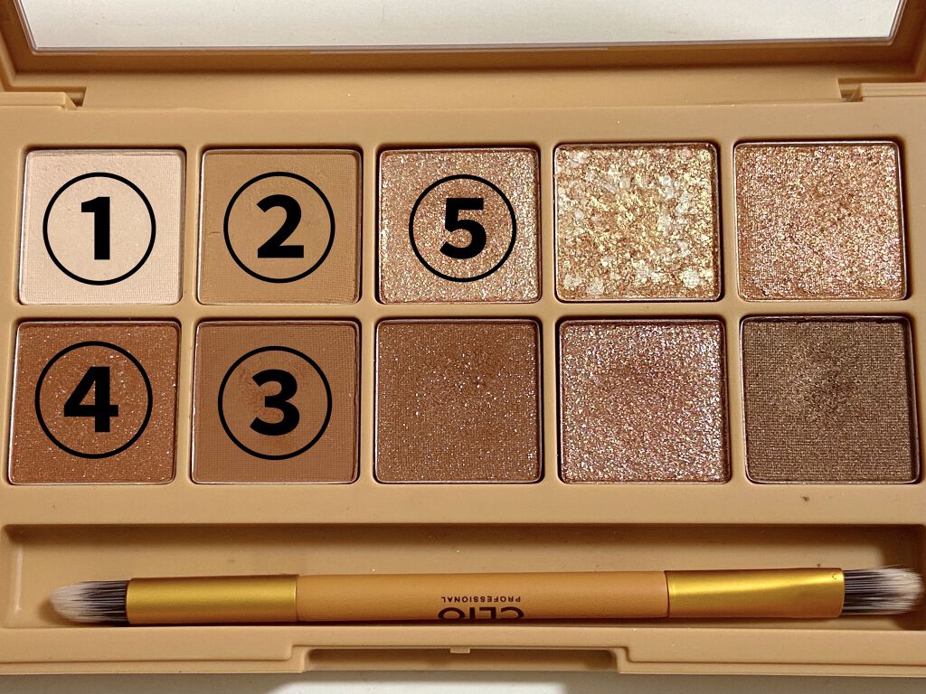 プロ アイ パレット/CLIO/アイシャドウパレットを使ったクチコミ（3枚目）