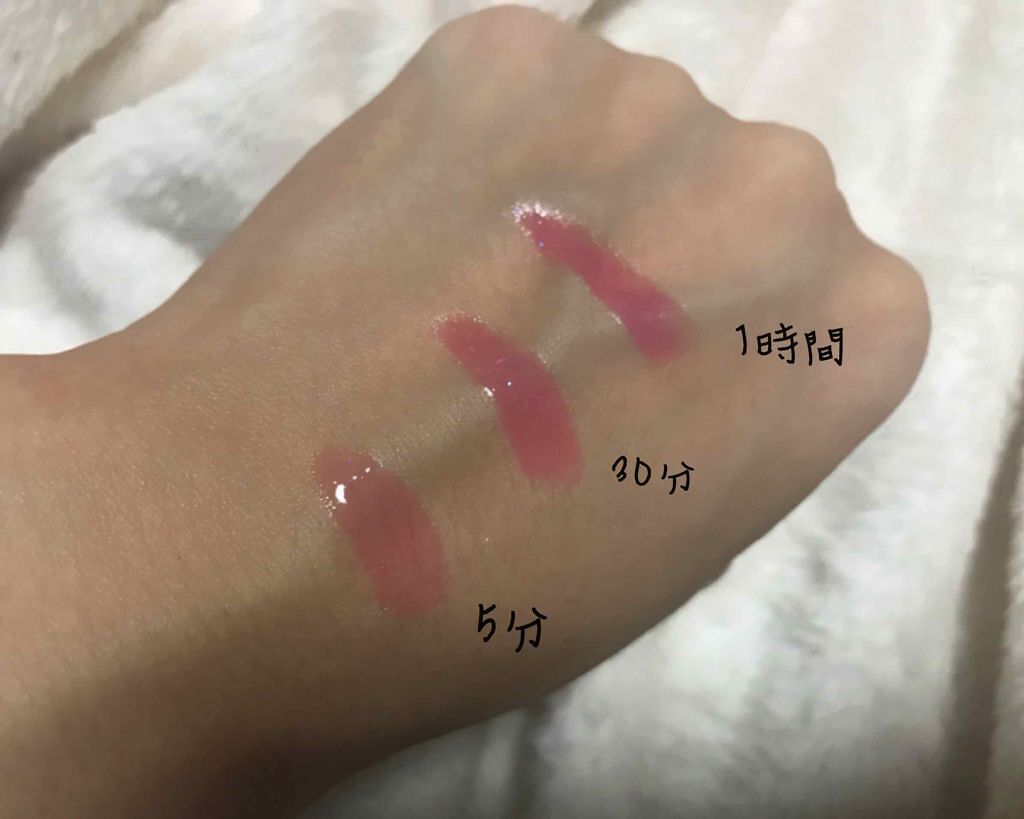 フォーエヴァージューシー オイルルージュ ティント/JILL STUART/リップティントを使ったクチコミ（2枚目）