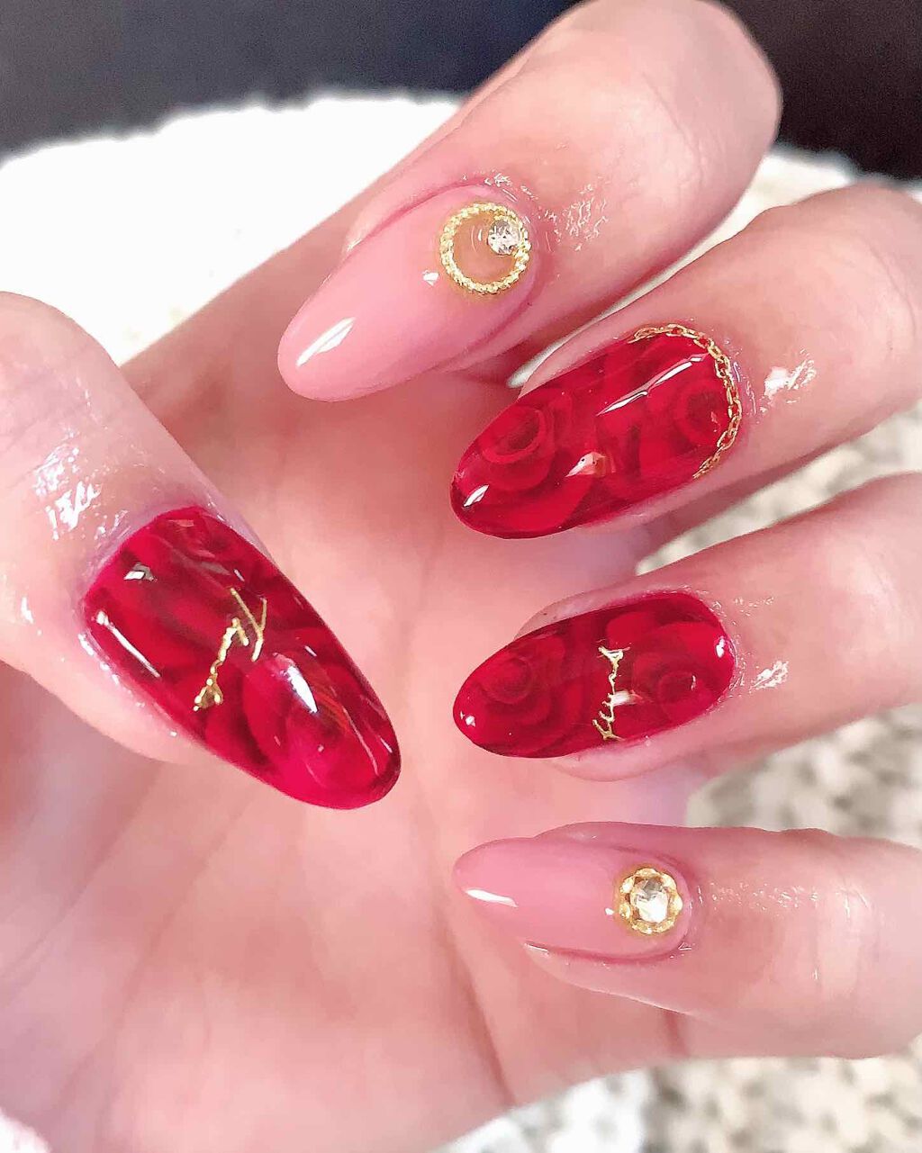 ネイルパーツ/セリア/ネイルチップ・パーツを使ったクチコミ（1枚目）