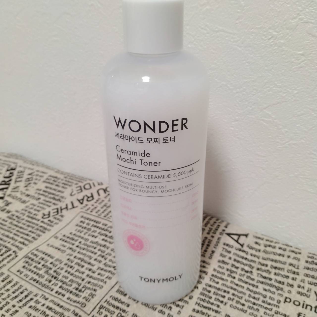 Wonder Ceramide Mochi Toner（トニーモリーワンダーCモチトナー）/TONYMOLY/化粧水を使ったクチコミ（3枚目）