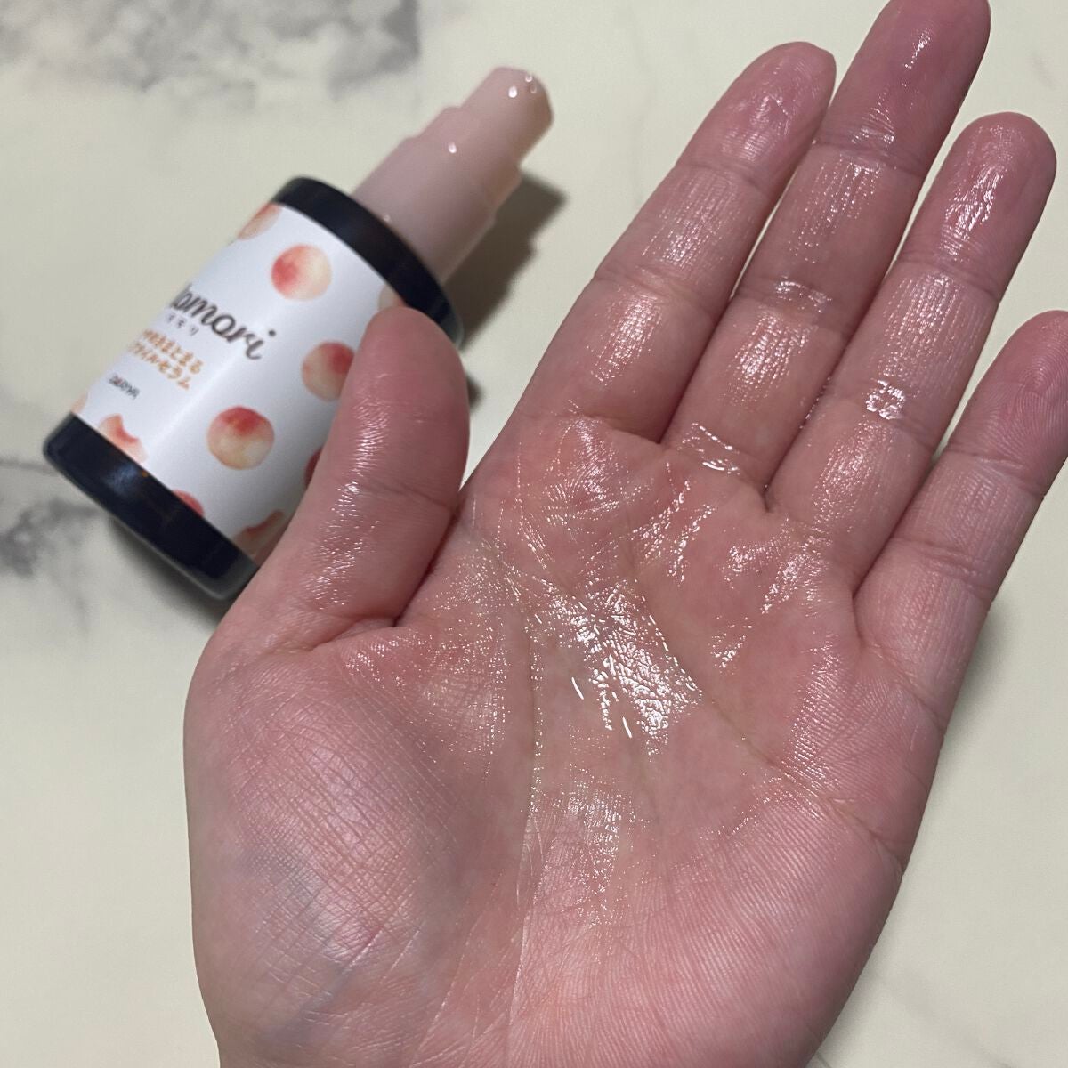 つやめきまとまるヘアオイルセラム/モモリ/ヘアオイルを使ったクチコミ(3枚目)