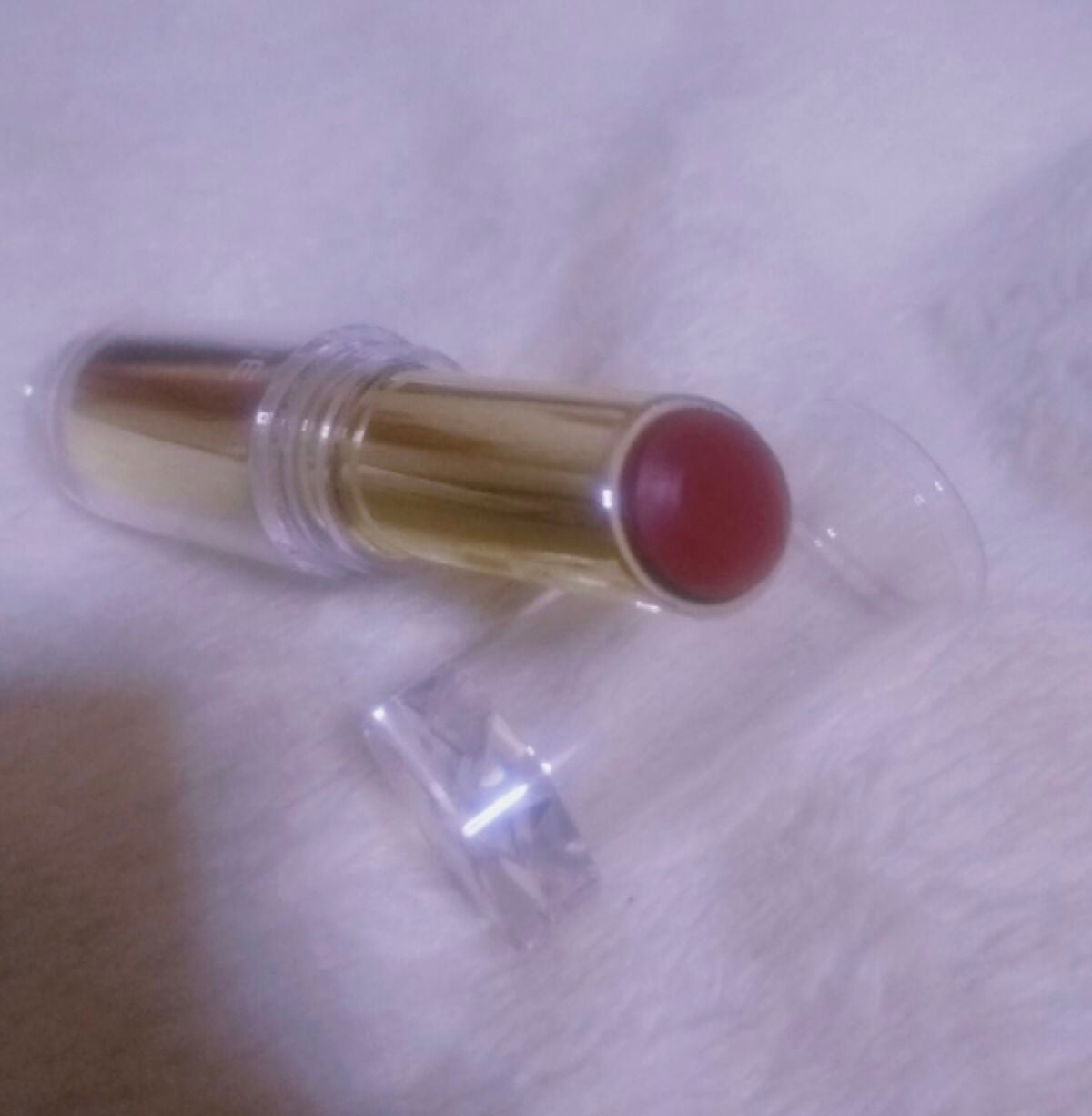 ラスティンググロスリップ/CEZANNE/口紅を使ったクチコミ(1枚目)